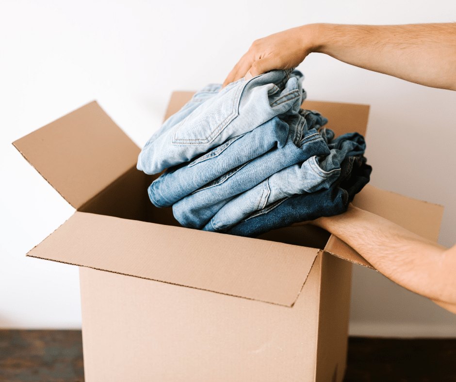 Packing clothes